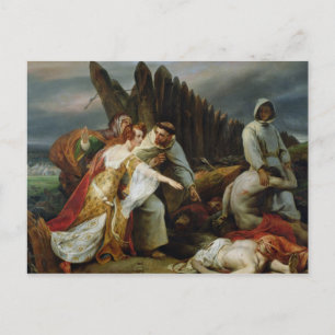 Edith Finding the Body of Harold, 1828 Postkarte