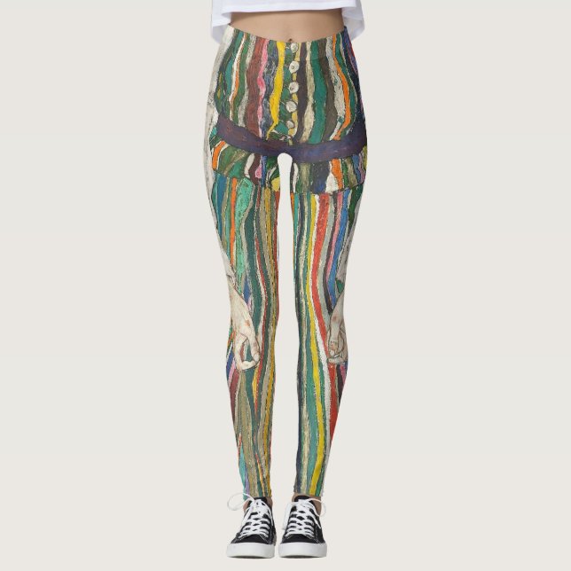 Edith Schiele von Egon Schiele Leggings (Vorderseite)