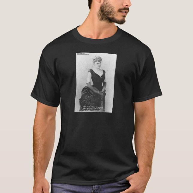 Edith Wharton "Spreading Light" Kostenvoranschlag  T-Shirt (Vorderseite)