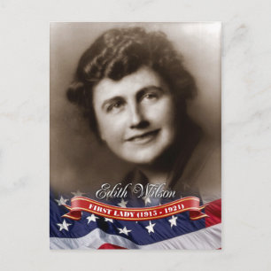 Edith Wilson, First Lady aus den USA Postkarte