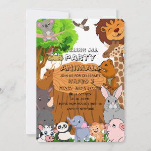 Editierbar beim Aufruf aller Party Farm Girl Birth Save The Date
