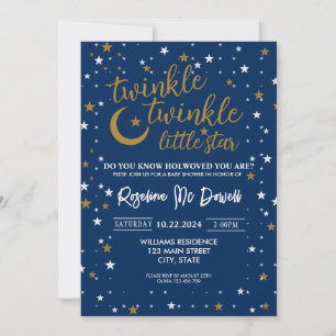 EDITIERBAR Twinkle Twinkle Little Star, Jungen-Par Einladung