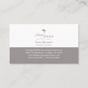 Editierbare Apartment Complex Business Card Visitenkarte