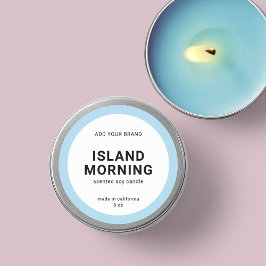 Editierbare Farbe Modernes Minimalistisches Produk Runder Aufkleber