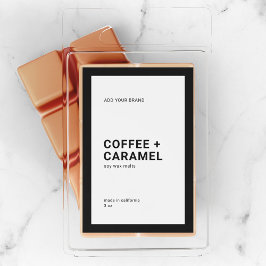 Editierbare Farbe Modernes Minimalistisches Produk Weinetikett