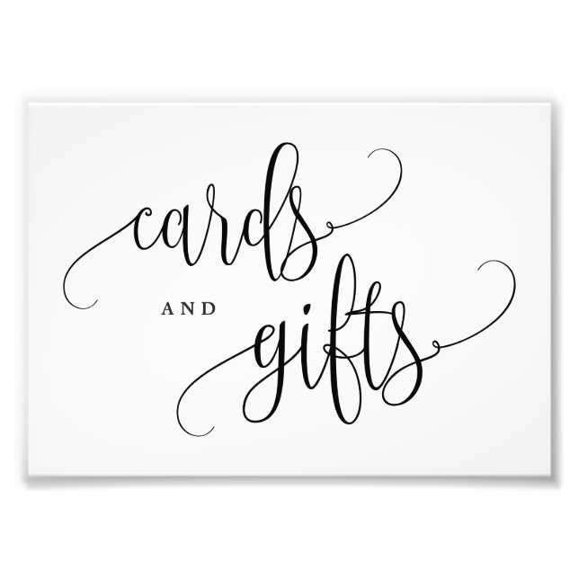 Editierbare FARBE- und GRÖSSE-Karten und Geschenkg Fotodruck (Vorne)