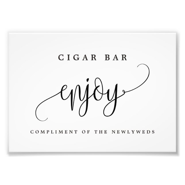 Editierbare FARBE und GRÖSSE-Lebensmittelzeichen L Fotodruck (Vorne)