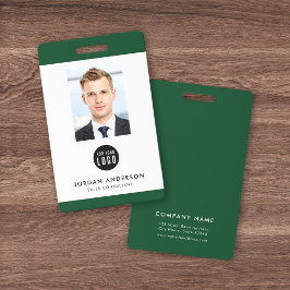 Editierbare Foto-ID für Angestellte mit Farbkombin Ausweis