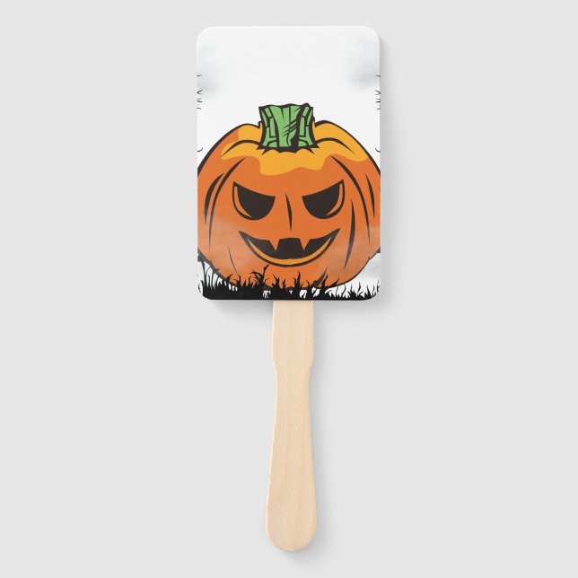 Editierbare Halloween-Einladung, Halloween-Party Fächer (Vorderseite)