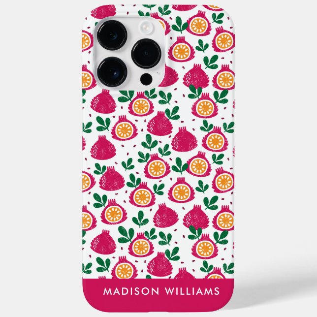 Editierbare Inschrift Minimalistisch Case-Mate iPh iPhone Hülle (Rückseite)