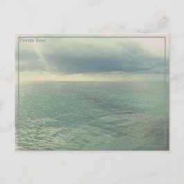 Editierbare Kunst, Aquamarines Meer Vintages Foto Postkarte