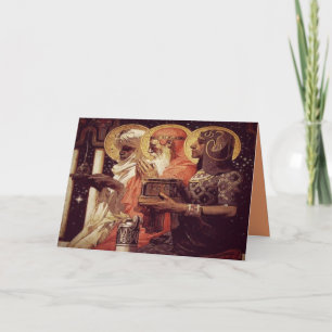 Editierbare Three Kings Epiphany Weihnachtskarte Karte