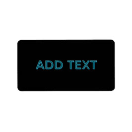 Editierbare, übersichtliche Buchstaben mit Schlags Adressaufkleber