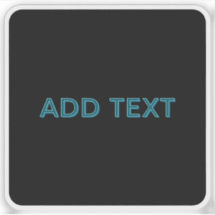 Editierbare, übersichtliche Buchstaben mit Schlags Aufkleber