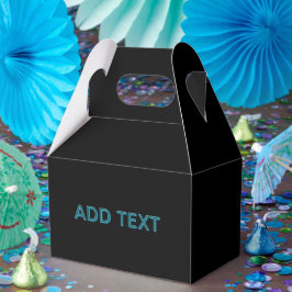 Editierbare, übersichtliche Buchstaben mit Schlags Geschenkschachtel