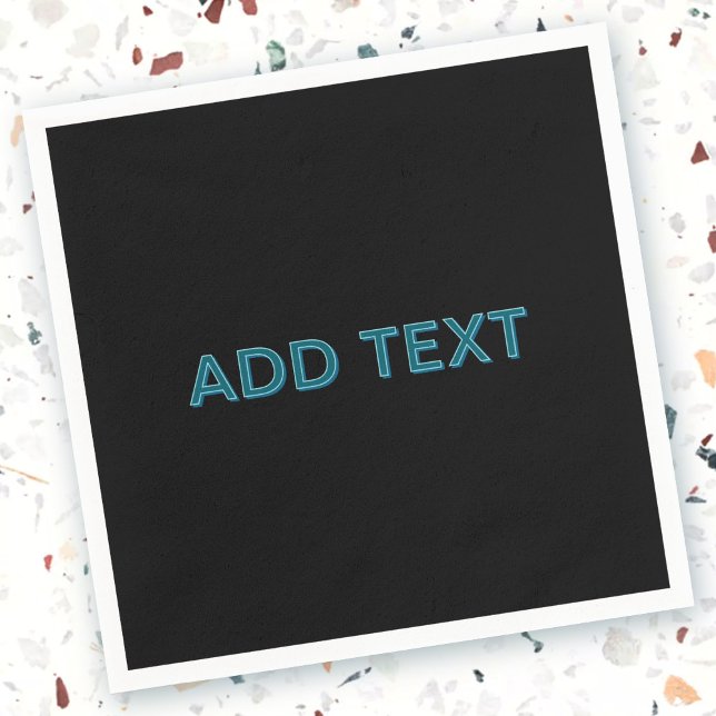 Editierbare, übersichtliche Buchstaben mit Schlags Serviette (Von Creator hochgeladen)