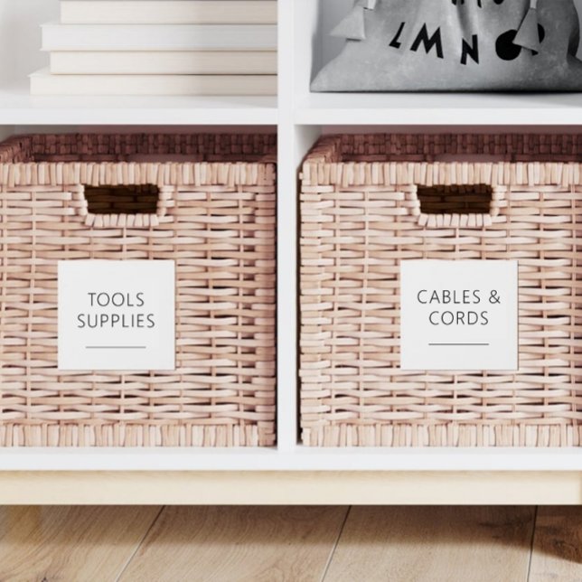 Editierbare Zuhause Essentials 3-Zoll-Label-Set Aufkleber (Von Creator hochgeladen)