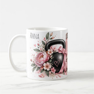 Editierbarer Bloom Stronger Every Day Becher Kaffeetasse