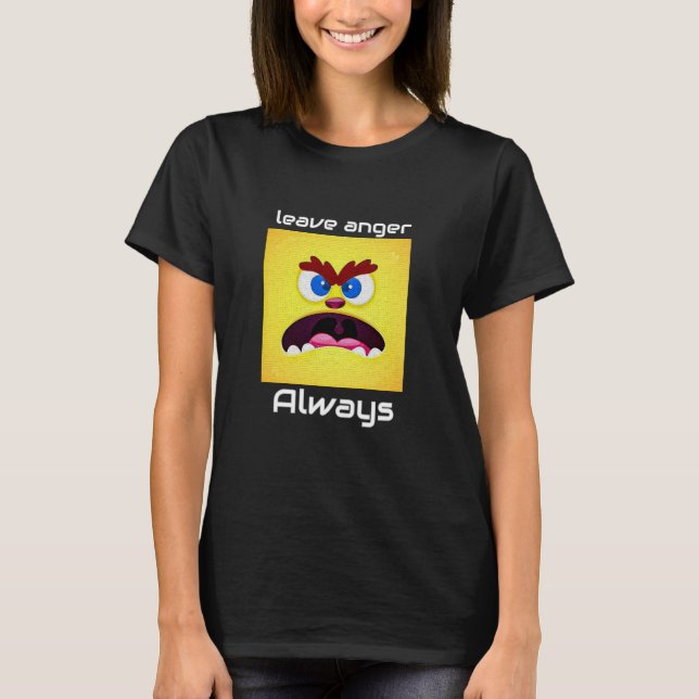Editierbarer Cartoon Expression V18 T - Shirt (Vorderseite)
