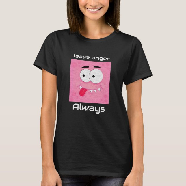 Editierbarer Cartoon mit Expression V34-T - Shirt (Vorderseite)