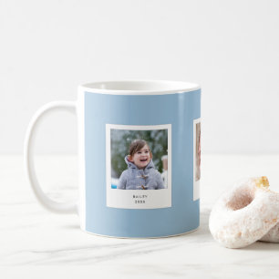 Editierbarer FarbHoliday Instant Foto Style Kaffeetasse