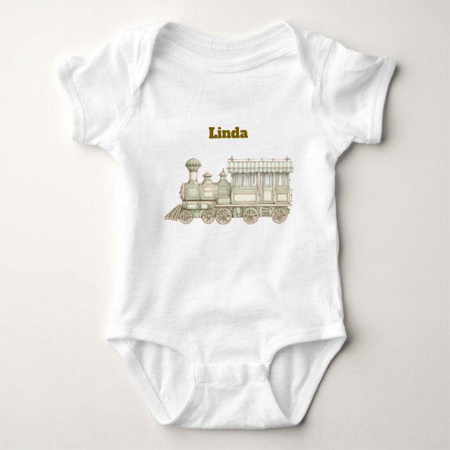 Editierbarer neutraler Babys Body Baby Strampler (Vorderseite)