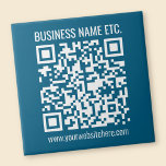 Editierbarer Ocean Blue QR-Code Fliese<br><div class="desc">Fügen Sie die URL Ihrer Website hinzu, um einen QR-Code zu erstellen.</div>