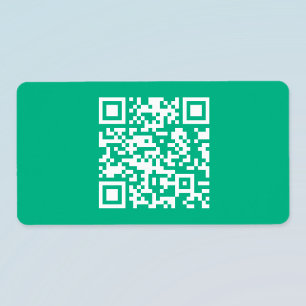 Editierbarer QR Code Generieren Sie Ihren eigenen  Adressaufkleber