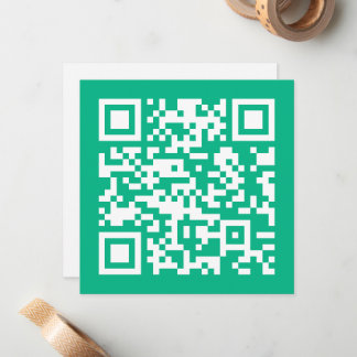 Editierbarer QR Code Generieren Sie Ihren eigenen  Mitteilungskarte