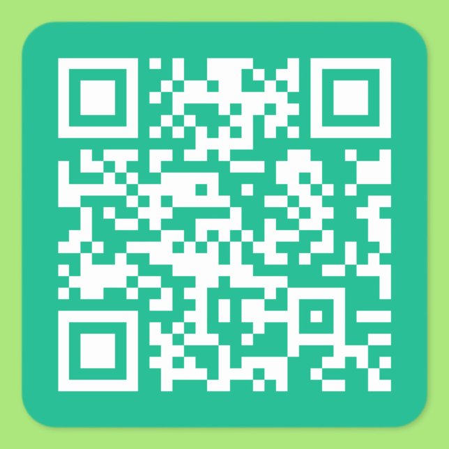 Editierbarer QR Code Generieren Sie Ihren eigenen  Quadratischer Aufkleber (Von Creator hochgeladen)