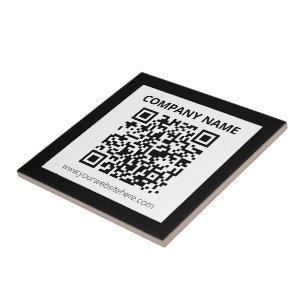 Editierbarer QR-Code und einfaches, benutzerdefini Fliese