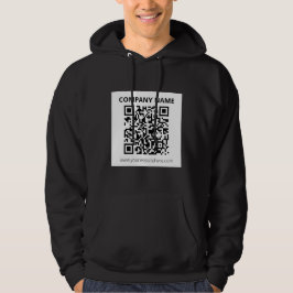 Editierbarer QR-Code und einfaches, benutzerdefini Hoodie