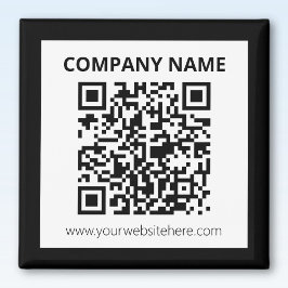 Editierbarer QR-Code und einfaches, benutzerdefini Magnet