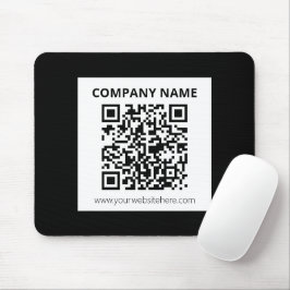 Editierbarer QR-Code und einfaches, benutzerdefini Mousepad