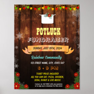 Editierbarer Weihnachtskalender Flyer Poster
