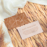 Editierbares Boho Colors Brunch & Bubbly Brautpart Begleitkarte<br><div class="desc">Eine Vorlage für die Gehäusekarte, die unseren Boho-Farben entspricht | Brunch & Bubbly Brautparty Kollektion. Das Design besticht durch einen modernen serifenlosen Schriftart und ein elegantes, in Linien zeichnend Blumenmuster. Sie können es für die Details der Geschenkregistrierung, Ideen für die Verabredung, einen Flitterwochenfonds, eine Schaudusche, ein Spiel oder eine Tombola,...</div>