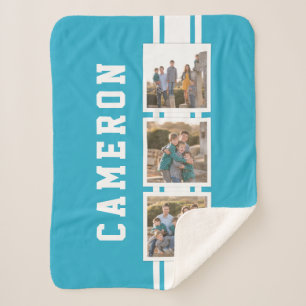 Editierbares Foto für die Farbsportivität Weiße Sherpadecke