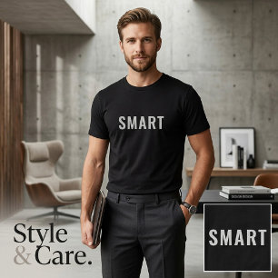 Editierbares Smart Text Shirt Classic Dark Comfort