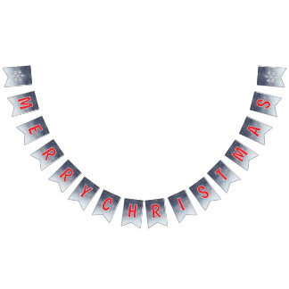 Editierbares White Christmas Banner