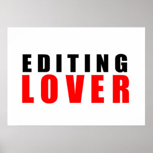 Editierliebhaber Poster