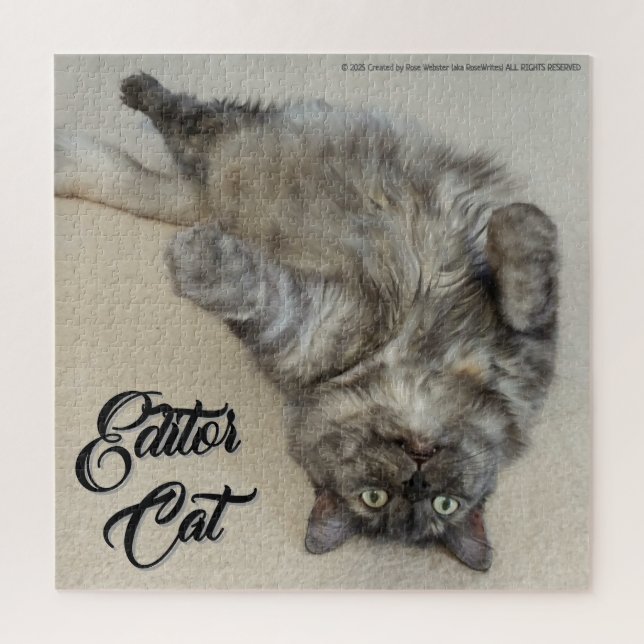 Editor Katze von RoseWrites Puzzle (Vertikal)