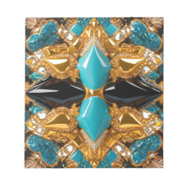 Editor mit Bahamas Farben Modernes Design Notizblock