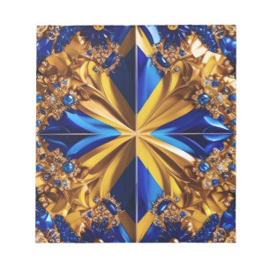 Editor mit Schweden Farben Modernes Design Notizblock