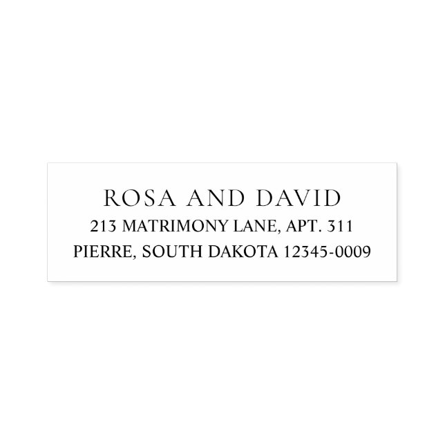 Editoriale moderne Hochzeit Permastempel (Design)