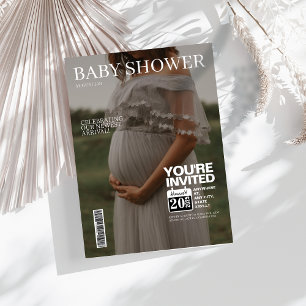 Editormagazin Cover Foto Baby Dusche Einladung