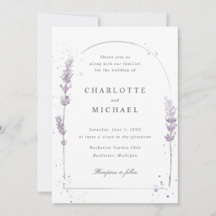 Edle Bogen Einladung