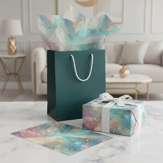 Edle Bunte Goldmarmor Geschenkverpackung Seidenpap Seidenpapier