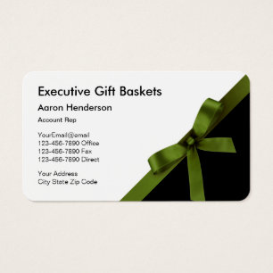 Edle Executive-Geschenkkorb Visitenkarten