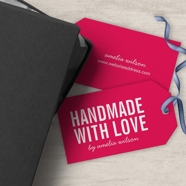 Edle Farben stilvoll, handgefertigt mit Liebe Geschenkanhänger (Von Creator hochgeladen)