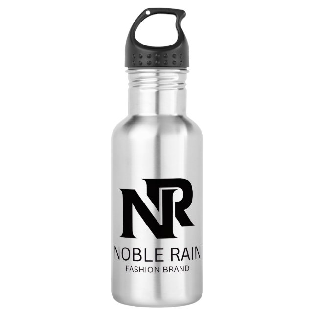 Edle Regen Wasserflasche Edelstahlflasche (Vorderseite)